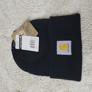 NWT carhartt black knit beanie unisex